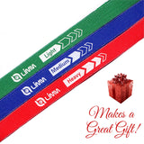 Long Resistance Fabric Bands Multi Color Set of 3