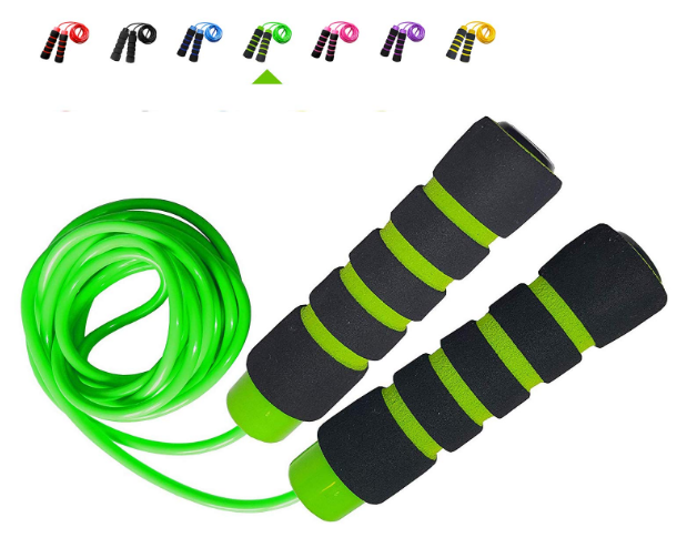 Classic Jump Rope - Skipping Rope with Memory Foam Handles