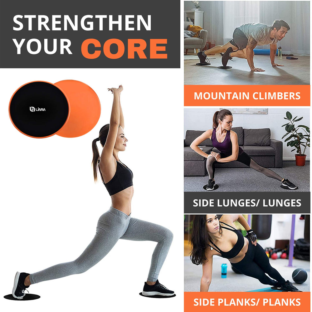 ARMORIOR Exercise Core Sliders Set for Ab Workout, 2 Pack Dual