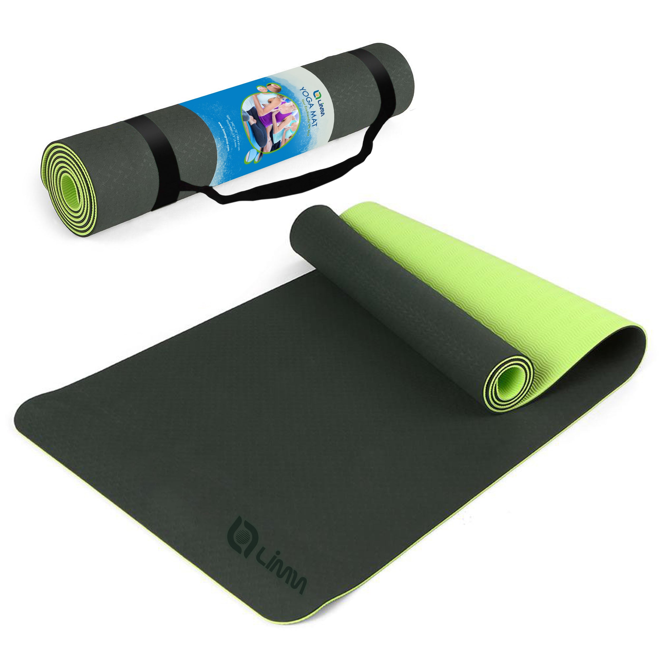 TPE Non Slip Eco Friendly 6mm Thick Yoga Mat Gifts for Women and Men  Fitness Exercise Mats for Home Gym Workout Pilates 1/4 Inch Size - China Yoga  Mat and Yoga Practice